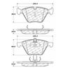 Centric Parts Centric Premium Pads, 300.09180 300.09180